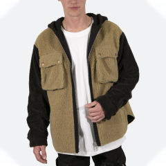 New Fashion Dropped Shoulder Design Two Tone Sherpa custom full zip up hoodies jacket for men,Shuliqi Apparel - Men's Clothing Wholesale Manufacturer,New Fashion Dropped Shoulder Design Two Tone Sherpa custom full zip up hoodies jacket for men | Wholesale Men's Apparel | OEM | Shuliqi