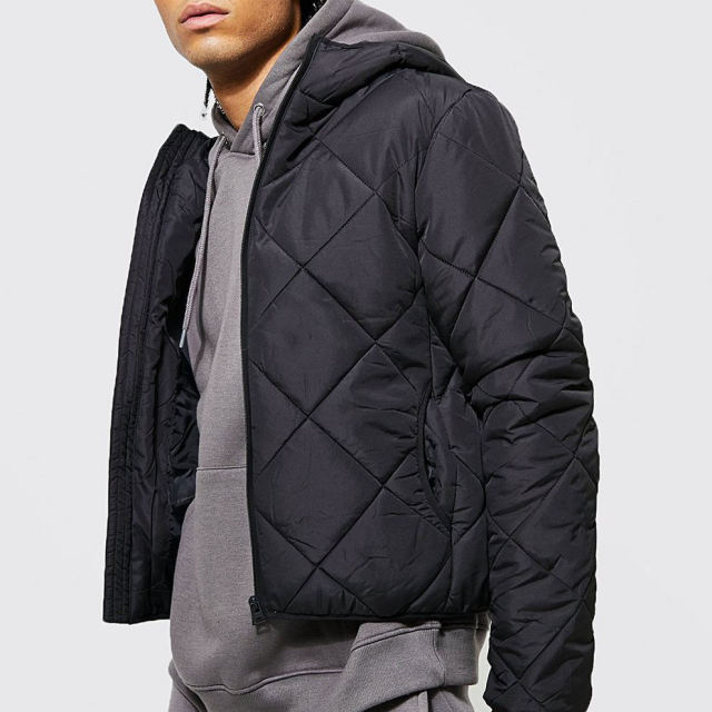 OEM Factory new custom quilted crop top men's down hooded puffer jackets for men,Shuliqi Apparel - Men's Clothing Wholesale Manufacturer,OEM Factory new custom quilted crop top men's down hooded puffer jackets for men | Wholesale Men's Apparel | OEM | Shuliqi