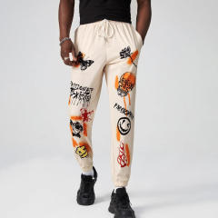 Wholesale Custom LOGO plain gym workout casual Letter skull printed sweatpants men,Shuliqi Apparel - Men's Clothing Wholesale Manufacturer,Wholesale Custom LOGO plain gym workout casual Letter skull printed sweatpants men | Wholesale Men's Apparel | OEM | Shuliqi
