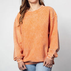 Custom Bleached Blank Ribbed Corded Sweatshirt Women Crewneck Necks Corduroy Corded Crew Sweatshirt,Shuliqi Apparel - Men's Clothing Wholesale Manufacturer,Custom Bleached Blank Ribbed Corded Sweatshirt Women Crewneck Necks Corduroy Corded Crew Sweatshirt | Wholesale Men's Apparel | OEM | Shuliqi