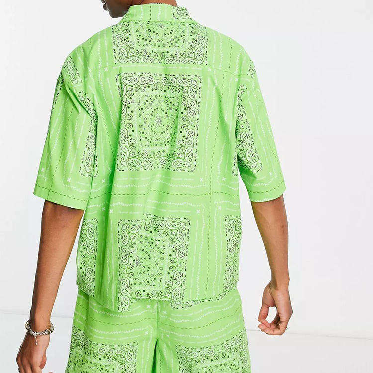 Luxury Shirt And Short Sets Men Bandana Shirts For Men,Shuliqi Apparel - Men's Clothing Wholesale Manufacturer,Luxury Shirt And Short Sets Men Bandana Shirts For Men | Wholesale Men's Apparel | OEM | Shuliqi