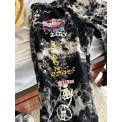 High Quality streetwear custom tie dye printed graphic slogan jogger sweat track pants for men,Shuliqi Apparel - Men's Clothing Wholesale Manufacturer,High Quality streetwear custom tie dye printed graphic slogan jogger sweat track pants for men | Wholesale Men's Apparel | OEM | Shuliqi