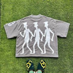 Summer Streetwear Men'S Screen Printed T-Shirt Vintage Acid Wash Distressed T-Shirt Men'S Cropped Boxy T-Shirt,Shuliqi Apparel - Men's Clothing Wholesale Manufacturer,Summer Streetwear Men'S Screen Printed T-Shirt Vintage Acid Wash Distressed T-Shirt Men'S Cropped Boxy T-Shirt | Wholesale Men's Apparel | OEM | Shuliqi