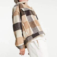 Fleece Sherpa Casual Check Textured Long Sleeve Jacket Oversized Jacket Print Winter Flannel Jackets,Shuliqi Apparel - Men's Clothing Wholesale Manufacturer,Fleece Sherpa Casual Check Textured Long Sleeve Jacket Oversized Jacket Print Winter Flannel Jackets | Wholesale Men's Apparel | OEM | Shuliqi