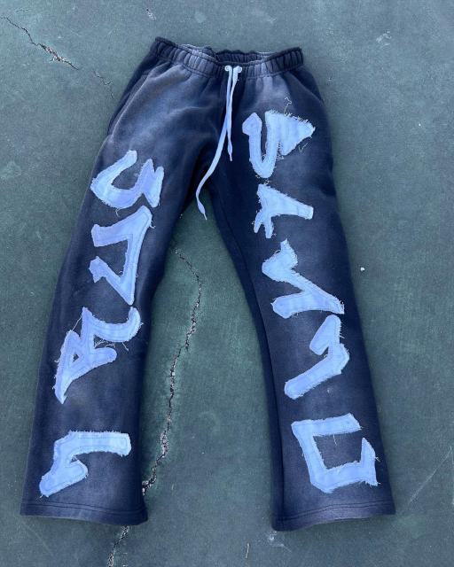 OEM Manufacturer Custom Embroidered Flared Jogger Sweatpants Elastic Waistband Loose Stacked Distressed Flared Sweatpants,Shuliqi Apparel - Men's Clothing Wholesale Manufacturer,OEM Manufacturer Custom Embroidered Flared Jogger Sweatpants Elastic Waistband Loose Stacked Distressed Flared Sweatpants | Wholesale Men's Apparel | OEM | Shuliqi