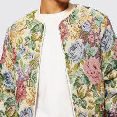 Padded Custom Bomber Jacket Men Tapestry Jacket,Shuliqi Apparel - Men's Clothing Wholesale Manufacturer,Padded Custom Bomber Jacket Men Tapestry Jacket | Wholesale Men's Apparel | OEM | Shuliqi