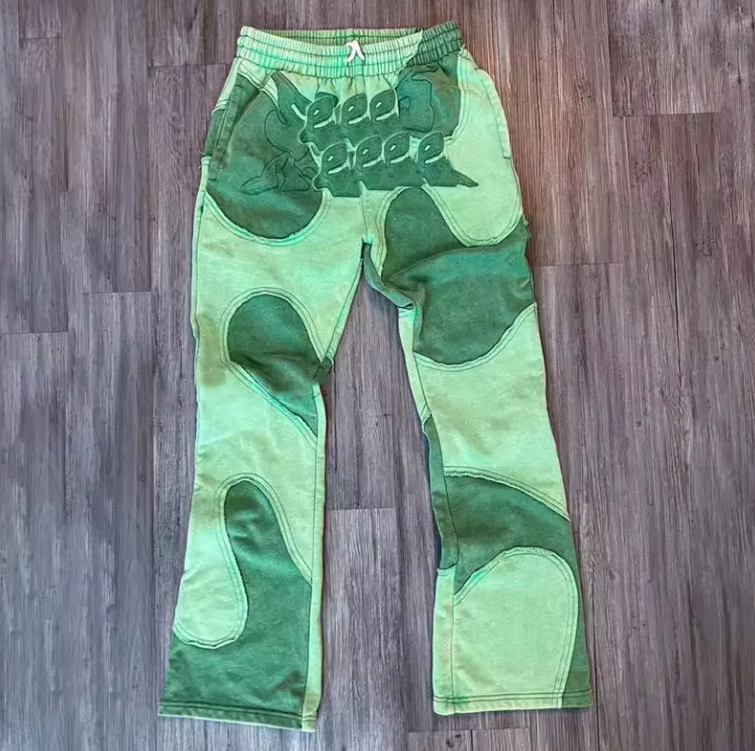 High Quality Streetwear Acid Washed Vintage Sunfade Flair Sweatpants Embroidered Patch Jogger Cut And Sew Flare Sweat Sweatpants,Shuliqi Apparel - Men's Clothing Wholesale Manufacturer,High Quality Streetwear Acid Washed Vintage Sunfade Flair Sweatpants Embroidered Patch Jogger Cut And Sew Flare Sweat Sweatpants | Wholesale Men's Apparel | OEM | Shuliqi