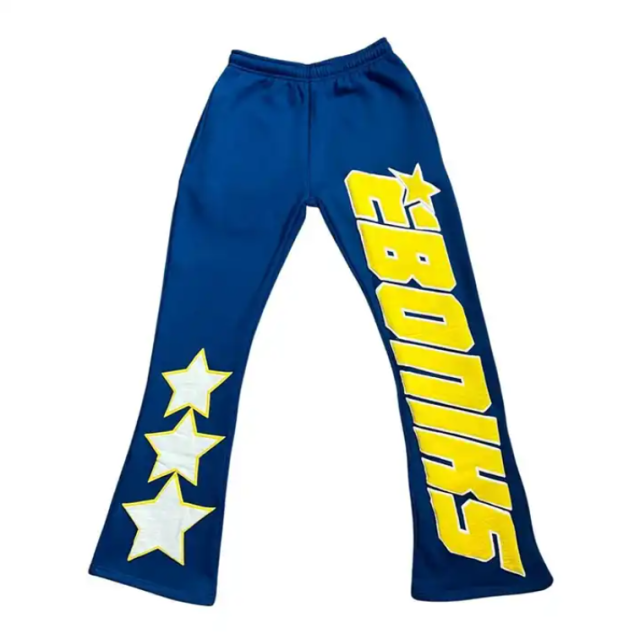 Custom Logo Wholesale 100% Cotton Fleece Joggers Sweatpants 3d Puff Print French Terry Stacked Flare Sweat Pants Men,Shuliqi Apparel - Men's Clothing Wholesale Manufacturer,Custom Logo Wholesale 100% Cotton Fleece Joggers Sweatpants 3d Puff Print French Terry Stacked Flare Sweat Pants Men | Wholesale Men's Apparel | OEM | Shuliqi