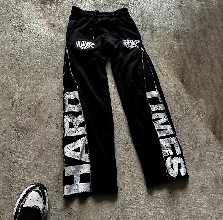 Custom Baggy Fit Straight Zipper Zip Up Side Wide Leg Sweat Flare Pants Men Sweatpants,Shuliqi Apparel - Men's Clothing Wholesale Manufacturer,Custom Baggy Fit Straight Zipper Zip Up Side Wide Leg Sweat Flare Pants Men Sweatpants | Wholesale Men's Apparel | OEM | Shuliqi