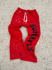 High Quality Custom Jogger Unisex Sweat Pants Flare Sweatpants Graffiti Paint Splatter Stacked Flare Sweatpants,Shuliqi Apparel - Men's Clothing Wholesale Manufacturer,High Quality Custom Jogger Unisex Sweat Pants Flare Sweatpants Graffiti Paint Splatter Stacked Flare Sweatpants | Wholesale Men's Apparel | OEM | Shuliqi