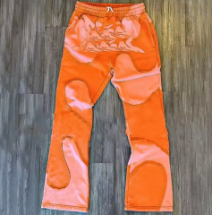 High Quality Streetwear Acid Washed Vintage Sunfade Flair Sweatpants Embroidered Patch Jogger Cut And Sew Flare Sweat Sweatpants,Shuliqi Apparel - Men's Clothing Wholesale Manufacturer,High Quality Streetwear Acid Washed Vintage Sunfade Flair Sweatpants Embroidered Patch Jogger Cut And Sew Flare Sweat Sweatpants | Wholesale Men's Apparel | OEM | Shuliqi