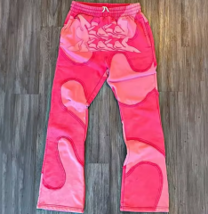 High Quality Streetwear Acid Washed Vintage Sunfade Flair Sweatpants Embroidered Patch Jogger Cut And Sew Flare Sweat Sweatpants,Shuliqi Apparel - Men's Clothing Wholesale Manufacturer,High Quality Streetwear Acid Washed Vintage Sunfade Flair Sweatpants Embroidered Patch Jogger Cut And Sew Flare Sweat Sweatpants | Wholesale Men's Apparel | OEM | Shuliqi
