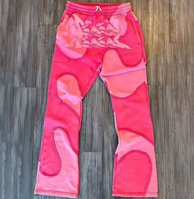 High Quality Streetwear Acid Washed Vintage Sunfade Flair Sweatpants Embroidered Patch Jogger Cut And Sew Flare Sweat Sweatpants,Shuliqi Apparel - Men's Clothing Wholesale Manufacturer,High Quality Streetwear Acid Washed Vintage Sunfade Flair Sweatpants Embroidered Patch Jogger Cut And Sew Flare Sweat Sweatpants | Wholesale Men's Apparel | OEM | Shuliqi