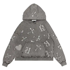 Embroidery Logo Vintage Acid Wash Hoodie Distressed Applique Oversized Heavyweight Pullover Hoodie,Shuliqi Apparel - Men's Clothing Wholesale Manufacturer,Embroidery Logo Vintage Acid Wash Hoodie Distressed Applique Oversized Heavyweight Pullover Hoodie | Wholesale Men's Apparel | OEM | Shuliqi