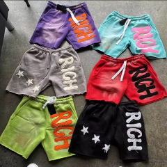 Custom Logo High Quality French Terry Cotton Patch Stitching Shorts Acid Wash Distressed Shorts For Men,Shuliqi Apparel - Men's Clothing Wholesale Manufacturer,Custom Logo High Quality French Terry Cotton Patch Stitching Shorts Acid Wash Distressed Shorts For Men | Wholesale Men's Apparel | OEM | Shuliqi