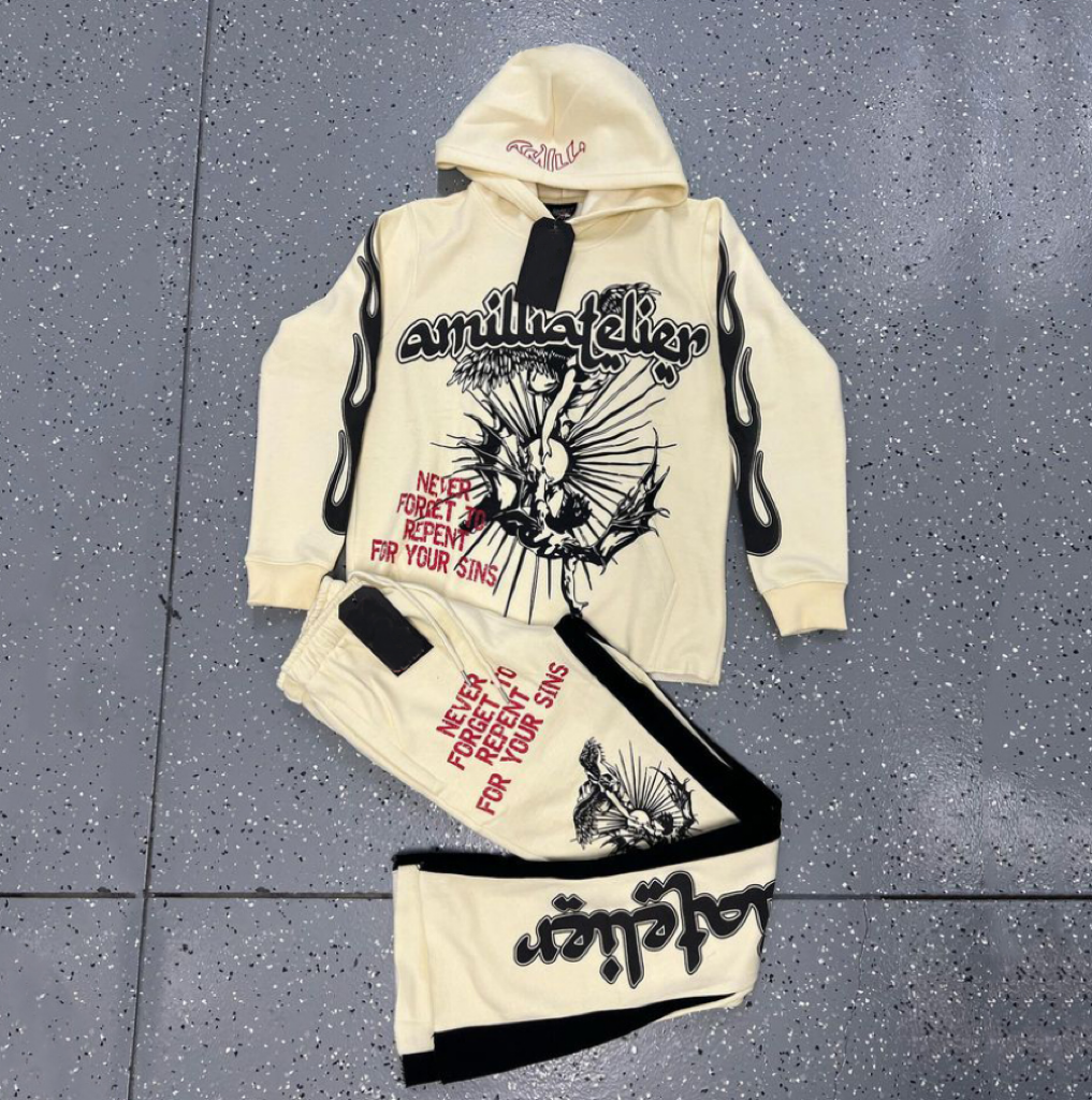 Custom High Quality 100% Cotton Two Piece Set Flare Sweatpants And Hoodie Set Puff Printing Mens Sweatsuit Track Suit,Shuliqi Apparel - Men's Clothing Wholesale Manufacturer,Custom High Quality 100% Cotton Two Piece Set Flare Sweatpants And Hoodie Set Puff Printing Mens Sweatsuit Track Suit | Wholesale Men's Apparel | OEM | Shuliqi