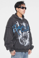 Wholesale Custom Logo French Terry Heavy Weight Hoodie Digital Print Acid Wash Raw Edges Hoodie Zip Up Vintage Hoodie For Men,Shuliqi Apparel - Men's Clothing Wholesale Manufacturer,Wholesale Custom Logo French Terry Heavy Weight Hoodie Digital Print Acid Wash Raw Edges Hoodie Zip Up Vintage Hoodie For Men | Wholesale Men's Apparel | OEM | Shuliqi
