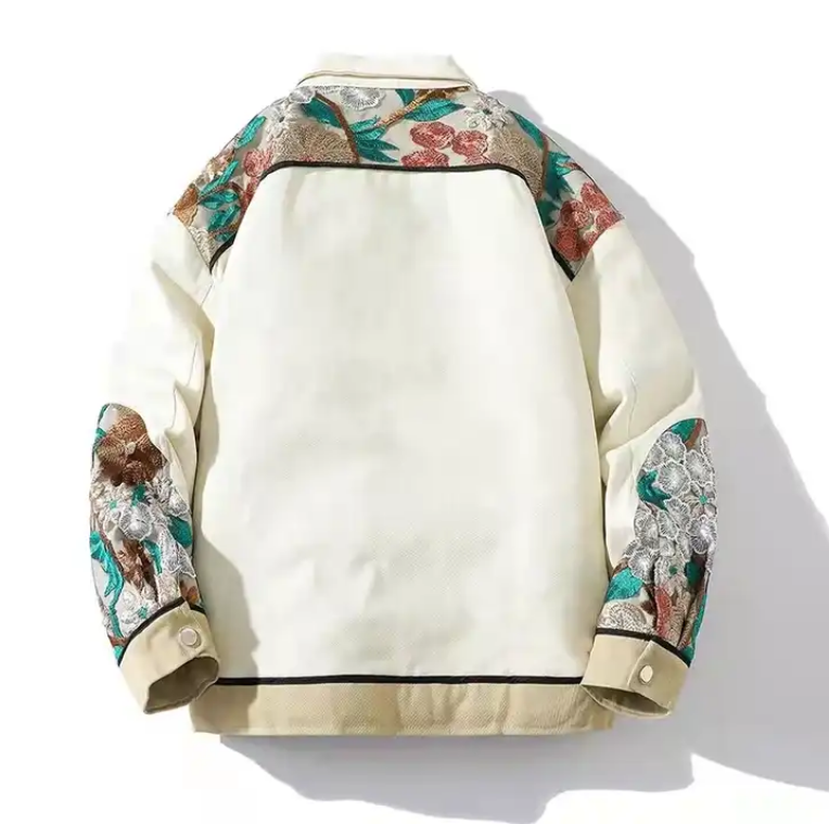 Hot Selling Embroidery Flower Pockets Custom Logo Casual Stylish Jacket For Men,Shuliqi Apparel - Men's Clothing Wholesale Manufacturer,Hot Selling Embroidery Flower Pockets Custom Logo Casual Stylish Jacket For Men | Wholesale Men's Apparel | OEM | Shuliqi