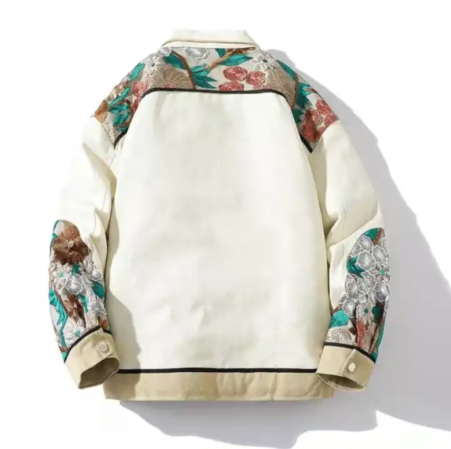 Hot Selling Embroidery Flower Pockets Custom Logo Casual Stylish Jacket For Men,Shuliqi Apparel - Men's Clothing Wholesale Manufacturer,Hot Selling Embroidery Flower Pockets Custom Logo Casual Stylish Jacket For Men | Wholesale Men's Apparel | OEM | Shuliqi