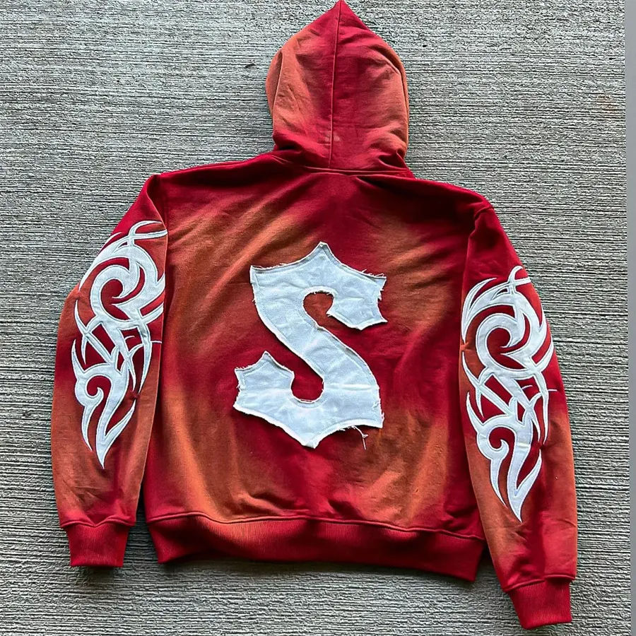 Custom manufacturer applique embroidery hoodies high quality french terry tracksuit distressed sun faded hoodie,Shuliqi Apparel - Men's Clothing Wholesale Manufacturer,Custom manufacturer applique embroidery hoodies high quality french terry tracksuit distressed sun faded hoodie | Wholesale Men's Apparel | OEM | Shuliqi