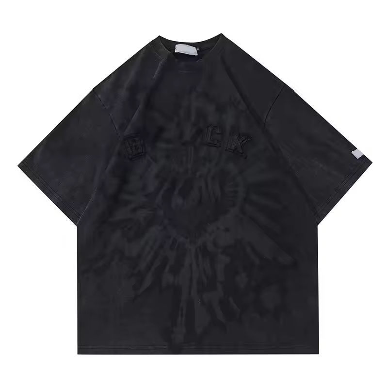 Short Sleeve High Quality Vintage Acid Wash Custom Screen Printed Embroidery Patch T Shirt For Men,Shuliqi Apparel - Men's Clothing Wholesale Manufacturer,Short Sleeve High Quality Vintage Acid Wash Custom Screen Printed Embroidery Patch T Shirt For Men | Wholesale Men's Apparel | OEM | Shuliqi