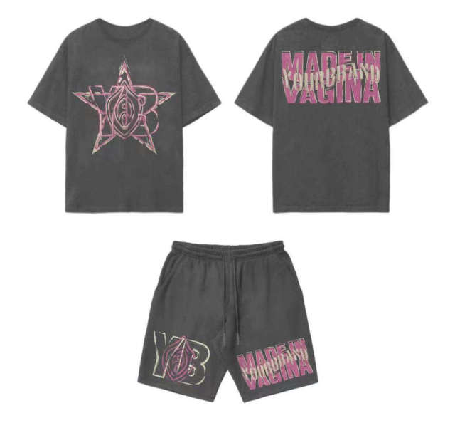 Summer Short Sleeve T-shirt Short Set Custom Screen Print Acid Wash Heavyweight 100% Cotton T Shirt And Sweat Shorts Set For Men,Shuliqi Apparel - Men's Clothing Wholesale Manufacturer,Summer Short Sleeve T-shirt Short Set Custom Screen Print Acid Wash Heavyweight 100% Cotton T Shirt And Sweat Shorts Set For Men | Wholesale Men's Apparel | OEM | Shuliqi