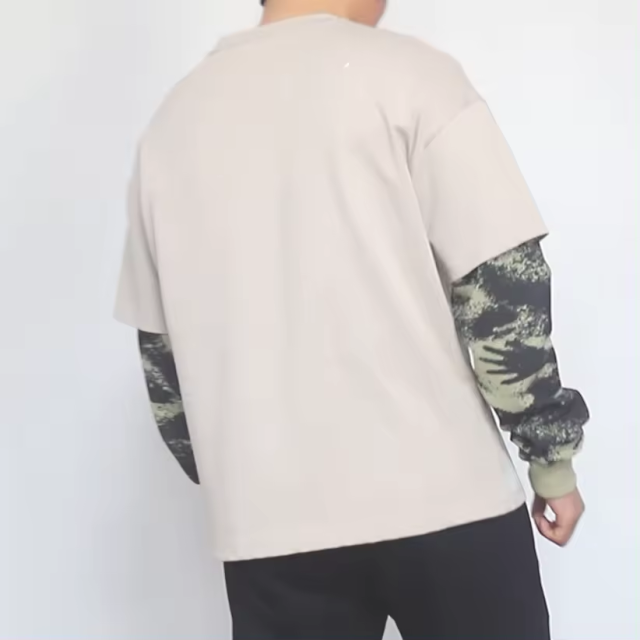 Custom Logo Digital Printing Graphic 100% Cotton Camo Double Layer Long Sleeves Men's T-Shirt,Shuliqi Apparel - Men's Clothing Wholesale Manufacturer,Custom Logo Digital Printing Graphic 100% Cotton Camo Double Layer Long Sleeves Men's T-Shirt | Wholesale Men's Apparel | OEM | Shuliqi