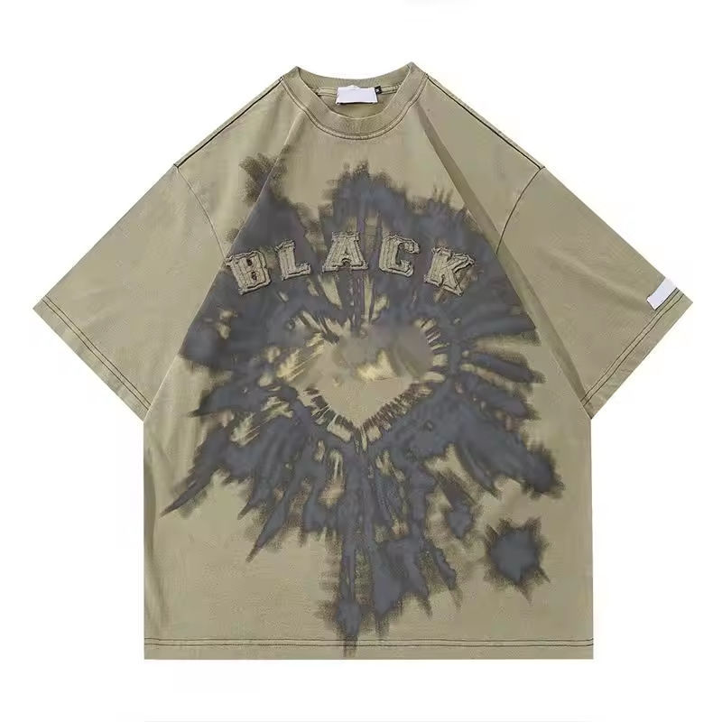 Short Sleeve High Quality Vintage Acid Wash Custom Screen Printed Embroidery Patch T Shirt For Men,Shuliqi Apparel - Men's Clothing Wholesale Manufacturer,Short Sleeve High Quality Vintage Acid Wash Custom Screen Printed Embroidery Patch T Shirt For Men | Wholesale Men's Apparel | OEM | Shuliqi