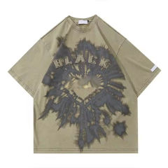 Short Sleeve High Quality Vintage Acid Wash Custom Screen Printed Embroidery Patch T Shirt For Men,Shuliqi Apparel - Men's Clothing Wholesale Manufacturer,Short Sleeve High Quality Vintage Acid Wash Custom Screen Printed Embroidery Patch T Shirt For Men | Wholesale Men's Apparel | OEM | Shuliqi