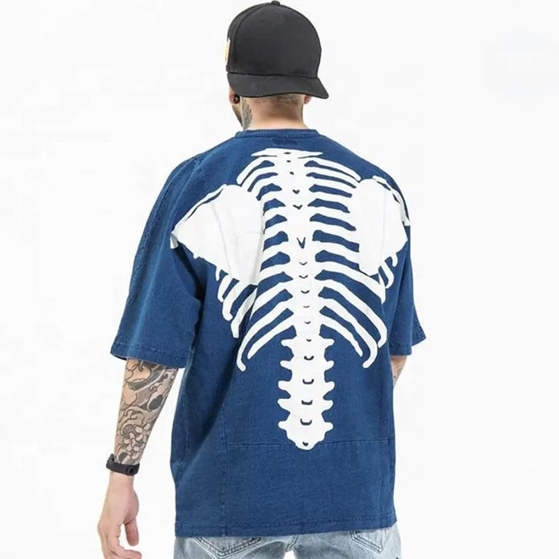 Manufacturers custom mens printed t shirt back print skeleton tshirt men's silk screen printing t-shirts,Shuliqi Apparel - Men's Clothing Wholesale Manufacturer,Manufacturers custom mens printed t shirt back print skeleton tshirt men's silk screen printing t-shirts | Wholesale Men's Apparel | OEM | Shuliqi