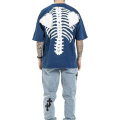 Manufacturers custom mens printed t shirt back print skeleton tshirt men's silk screen printing t-shirts,Shuliqi Apparel - Men's Clothing Wholesale Manufacturer,Manufacturers custom mens printed t shirt back print skeleton tshirt men's silk screen printing t-shirts | Wholesale Men's Apparel | OEM | Shuliqi