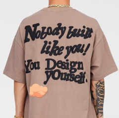 High quality custom printing design mens heavy cotton oversized drop shoulder puff print tshirt,Shuliqi Apparel - Men's Clothing Wholesale Manufacturer,High quality custom printing design mens heavy cotton oversized drop shoulder puff print tshirt | Wholesale Men's Apparel | OEM | Shuliqi