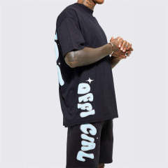 Two piece graphic t shirts tshirt short set summer men clothing custom 2 piece puff printing t shirt and shorts set for men,Shuliqi Apparel - Men's Clothing Wholesale Manufacturer,Two piece graphic t shirts tshirt short set summer men clothing custom 2 piece puff printing t shirt and shorts set for men | Wholesale Men's Apparel | OEM | Shuliqi