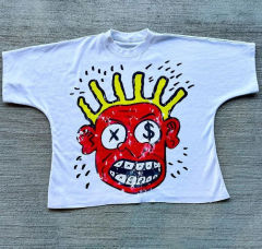 Custom Streetwear Cotton Men'S T-Shirt Wholesale Oversized Distressed Dtg Print Boxy Cropped Tee Graphic T Shirts,Shuliqi Apparel - Men's Clothing Wholesale Manufacturer,Custom Streetwear Cotton Men'S T-Shirt Wholesale Oversized Distressed Dtg Print Boxy Cropped Tee Graphic T Shirts | Wholesale Men's Apparel | OEM | Shuliqi