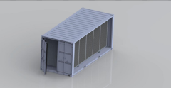 ApolloFlow- Mobile Solar Power Station by 20ft Container - SC20HQ-M-100K / SC20HQ-M-80K, with battery (optional)