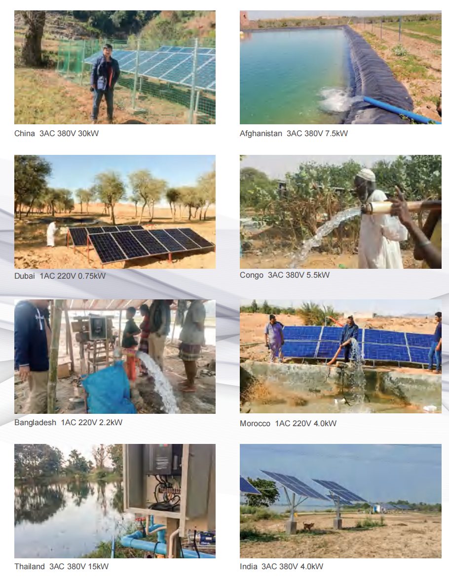 ApolloFlow Solar Pump Inverter 0.4kW ~ 110kW (Single Phase AC 220V/ 3-Phase AC 380V), Substitution of Diesel Genset
