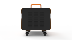 Portable Hybrid Power Station, MESG  5-5-02,  with CE certification (Single Phase AC Output 5kW & Battery 5kWh ), Substitution of Diesel Genset, Clean Power Anywhere!