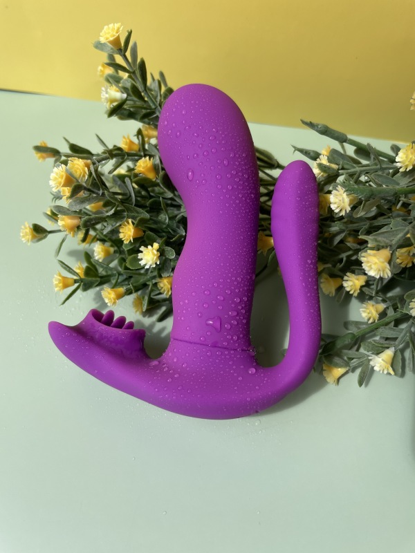 popular can wear silicone sex toys Mermaid Remote Anal G Spot Clit Stimulation Tongue Licking Vibrator for couple toys
