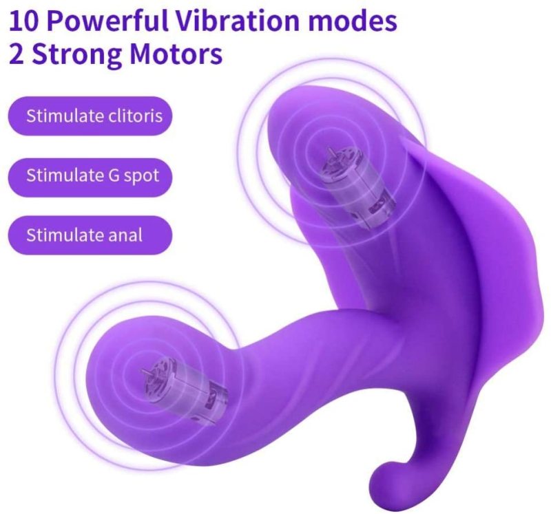 Silicone Waterproof Usb Rechargeable Heat G Spot Butterfly Wearable Wireless Remote Control Vibrator Sex Toy For Women Adult