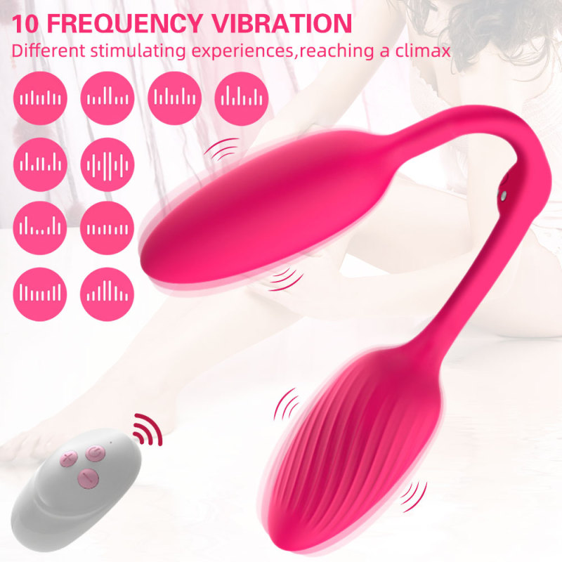 10 Frequency Vibrating Egg Kegel Ball Remote Control G-Spot Vaginal Stimulator Anal Plug Butt Plug Erotic Sex Toys for Couple