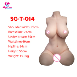 Europe US Warehouse Half Body Love Doll Realistic Soft Sex Toy Silicone Ass Torso