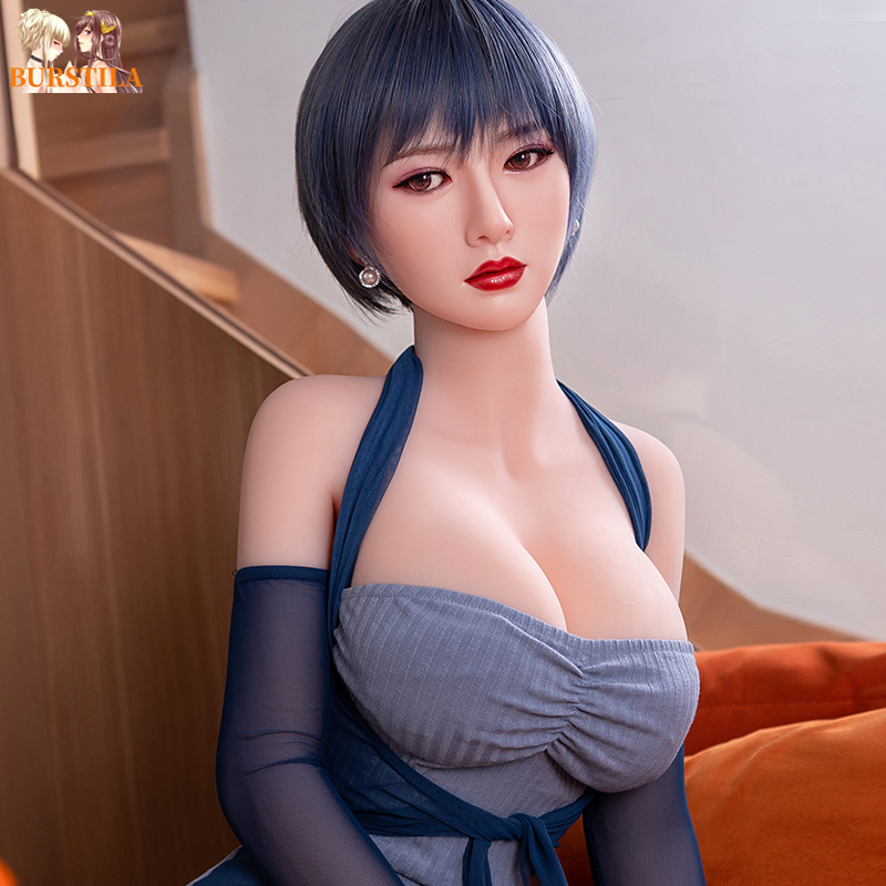 BURSTILA 2023 New 160cm Hot Japanese Women'S Head Tpe Silicone Metal Skeleton Sex Doll Popular For Men