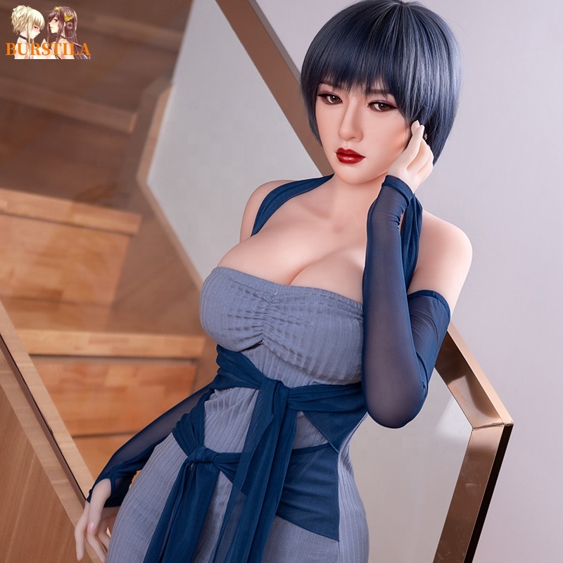 BURSTILA 2023 New 160cm Hot Japanese Women'S Head Tpe Silicone Metal Skeleton Sex Doll Popular For Men