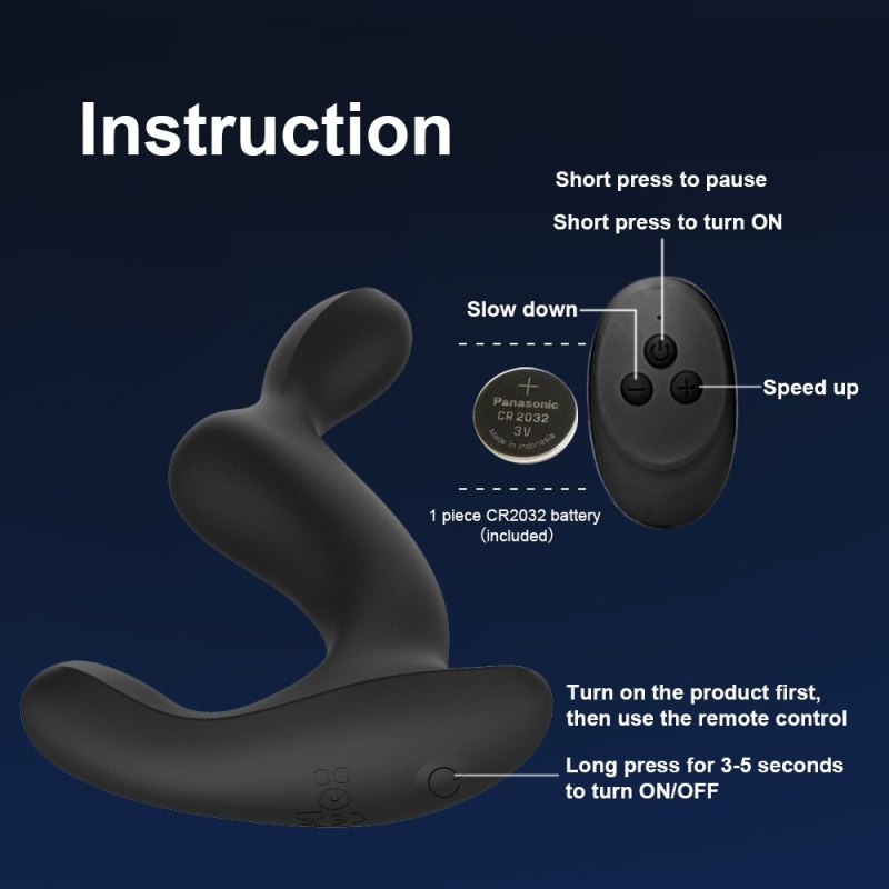 Wireless Anal Vibrators Dildo Beads Butt Plug Sex Toys for Men Gay 10 Modes Anal Prostate Massager Male Masturbators Adult Goods