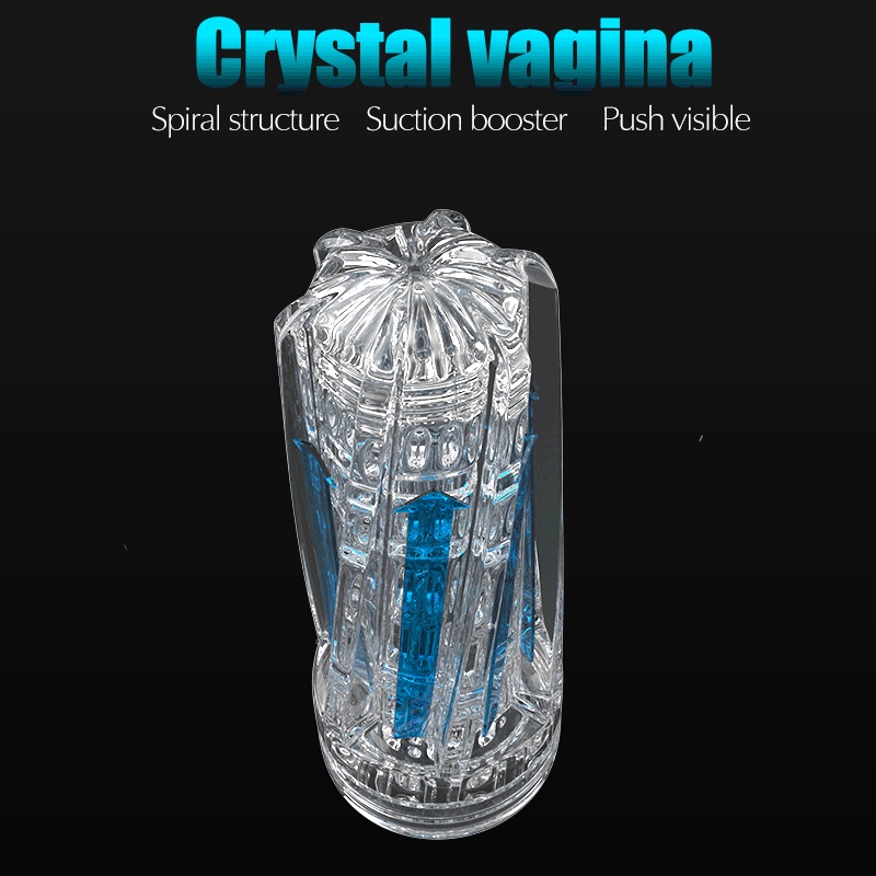 Male masturbator Aircraft Cup vacuum Breathable Adult Products Inverted mold Transparent Vagina Adult Endurance Exercise Sex