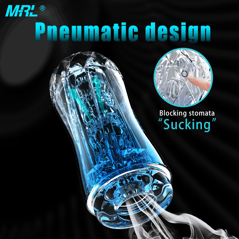 Male masturbator Aircraft Cup vacuum Breathable Adult Products Inverted mold Transparent Vagina Adult Endurance Exercise Sex