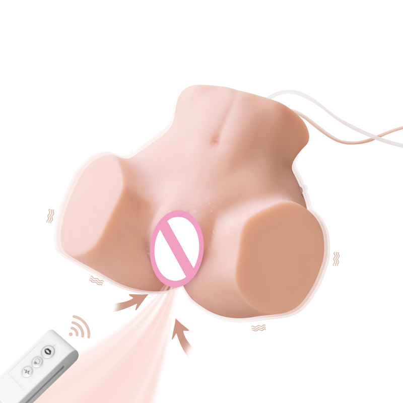 XISE  Realistic Butt Pocket Pussy Ass Stroker Sex Toys with 7  vibration modes  Sex Toy for male masturbator