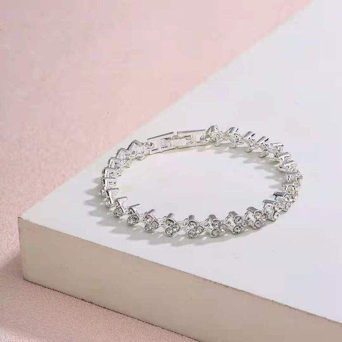 Elegant Female Crystal Bracelet-Transparent