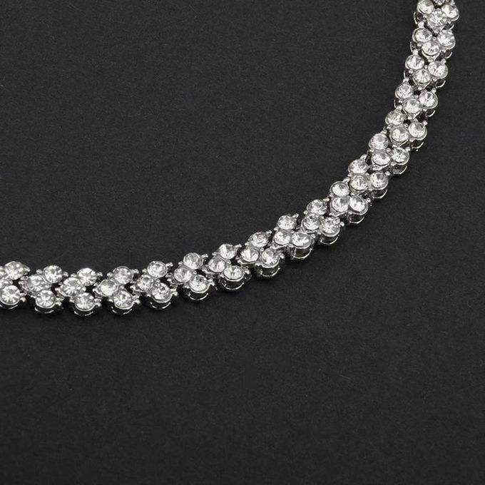 Ladies Crystal Diamond Bangle Bracelet