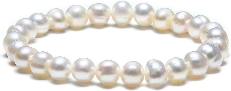 Cultured Freshwater Pearl Stretch Bracelets For Women Multicolored Strand Bracelet Jewelry Gift